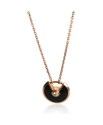  Extra Small Model Amulette 18k Rose Gold Necklace