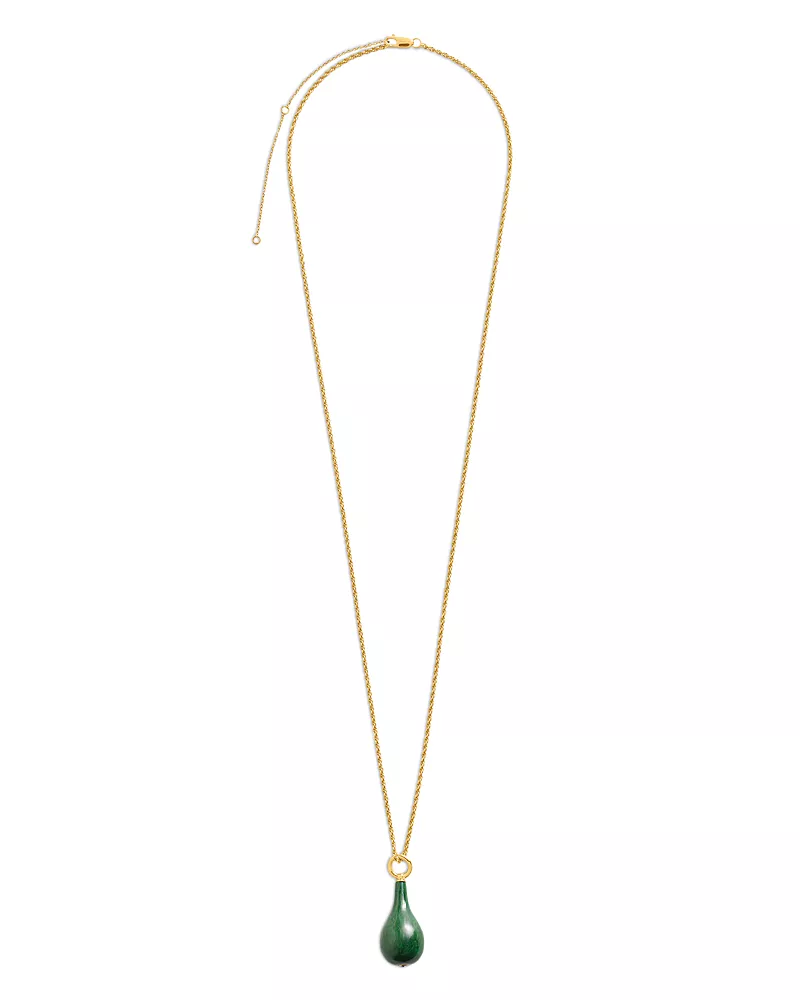 Toteme Jade Pendant Necklace, 11.81-15.74