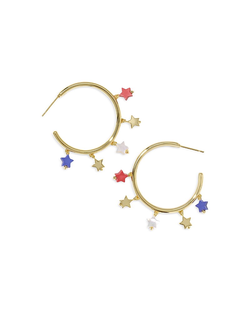 Kendra Scott Camila Star Charm Hoop Earrings