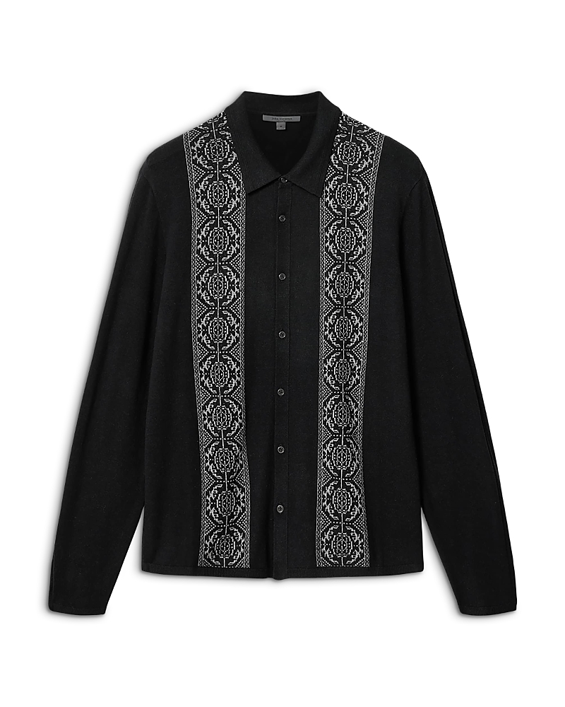 John Varvatos Filigrana Patterned Shirt
