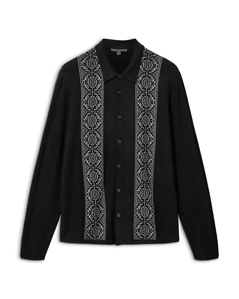 John Varvatos Filigrana Patterned Shirt