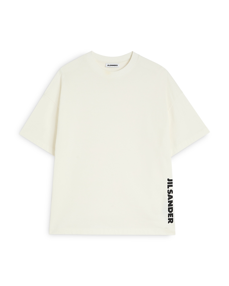 Jil Sander Jersey Crewneck Logo T-Shirt