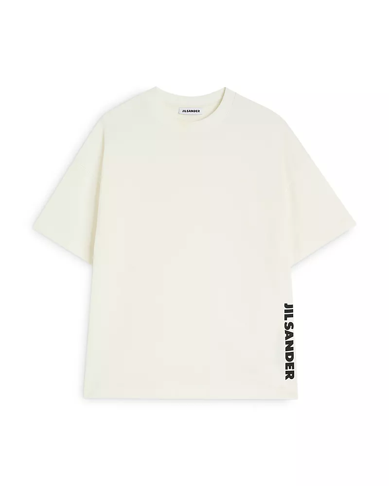 Jil Sander Jersey Crewneck Logo T-Shirt