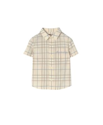 Boys' Check Cotton Shirt - Baby