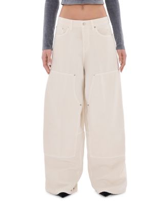 Legacy Soft Ecru Baggy Jeans in Snow