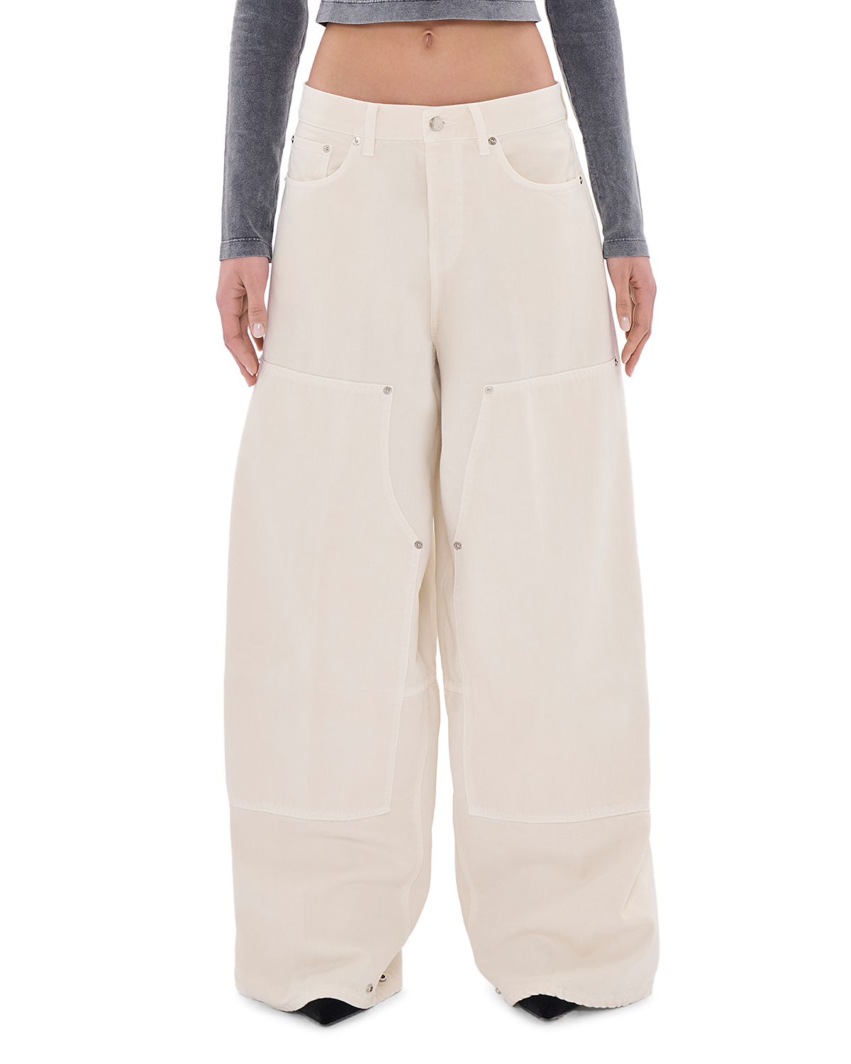 Haikure Legacy Soft Ecru Baggy Jeans