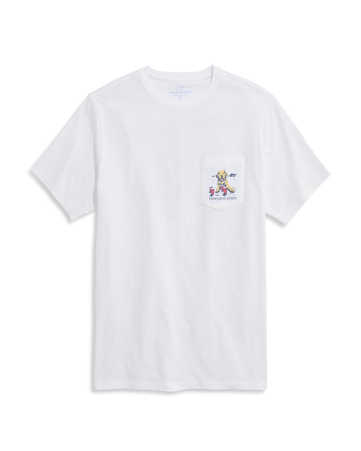 Vineyard Vines Pup Cup Short Sleeve Pocket Tee