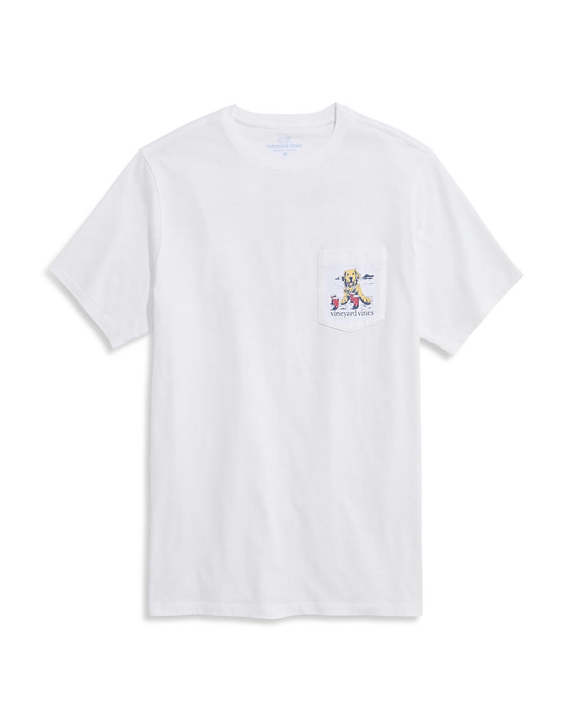 Vineyard Vines Pup Cup Short Sleeve Pocket Tee