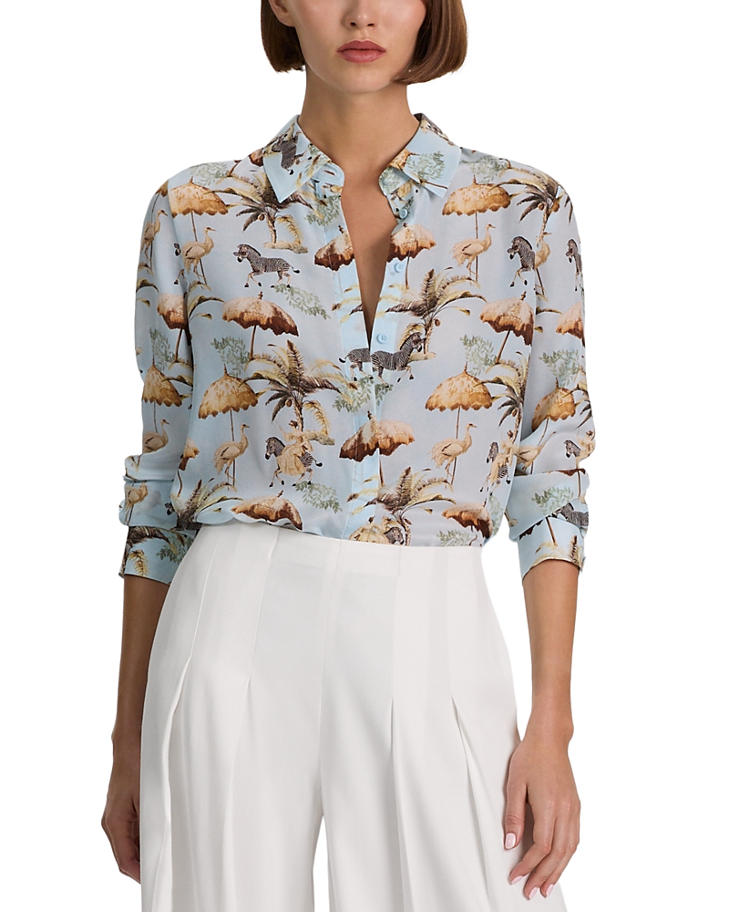 Alice and Olivia Willa Silk Shirt