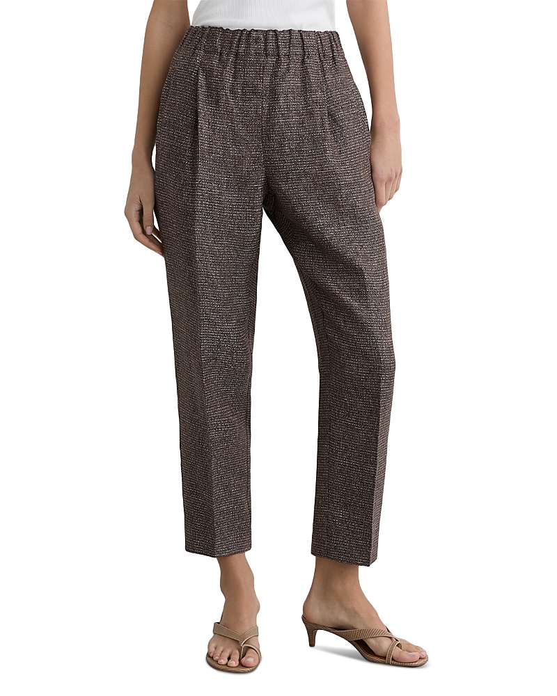 Reiss Lourdes Linen Tapered Pants