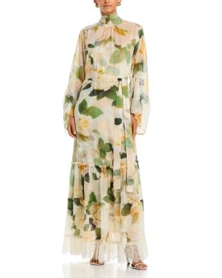 Ungaro Jess Floral Tie Waist Dress