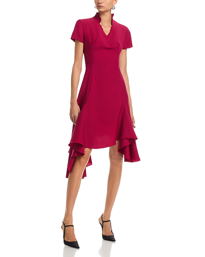 McQueen Asymetrical Hem Dress