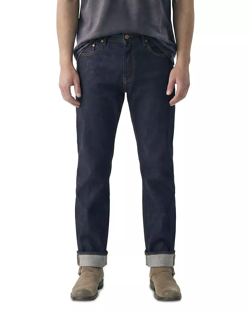 Antik Denim Slim Straight Fit Selvedge Raw 34 Jeans in Indigo