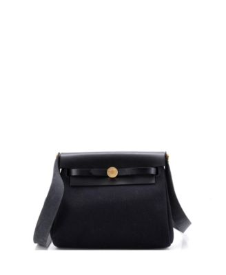 20 Herbag Zip Toile and Leather