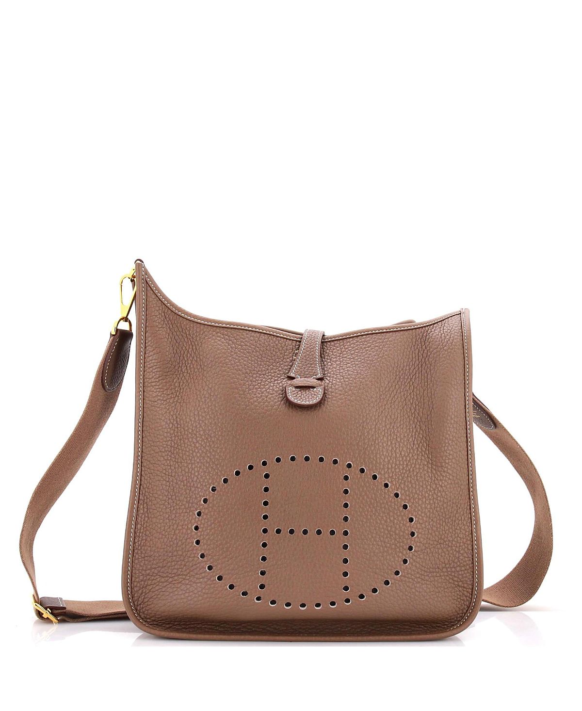 Pre-Owned HERMES Pm Evelyne Bag Gen Iii Clemence