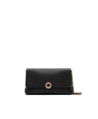  Leather Chain Strap Clutch