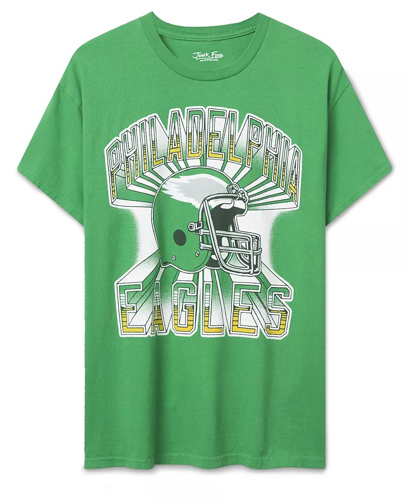 Junk Food Clothing Unisex Philadelphia Eagles Heroic Tee