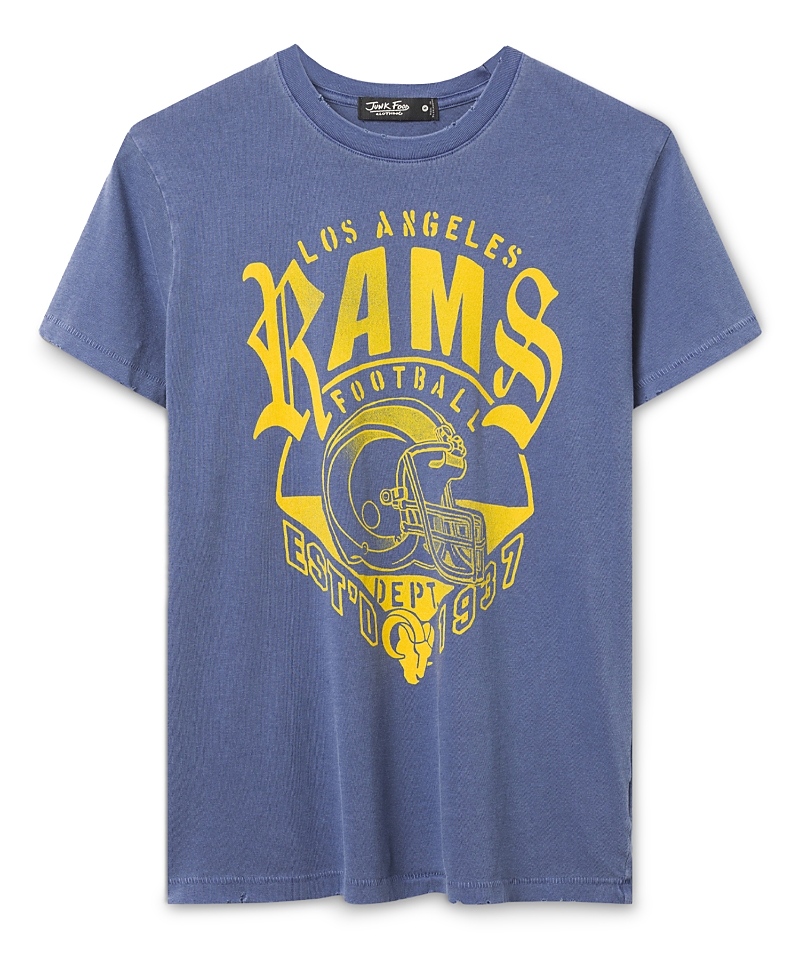 Junk Food Clothing Women's Los Angeles Rams Gridiron Vintage Tee