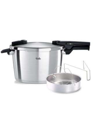  Vitaquick Premium Pressure Cooker with Steamer Insert and Tripod, 8.5 Qt
