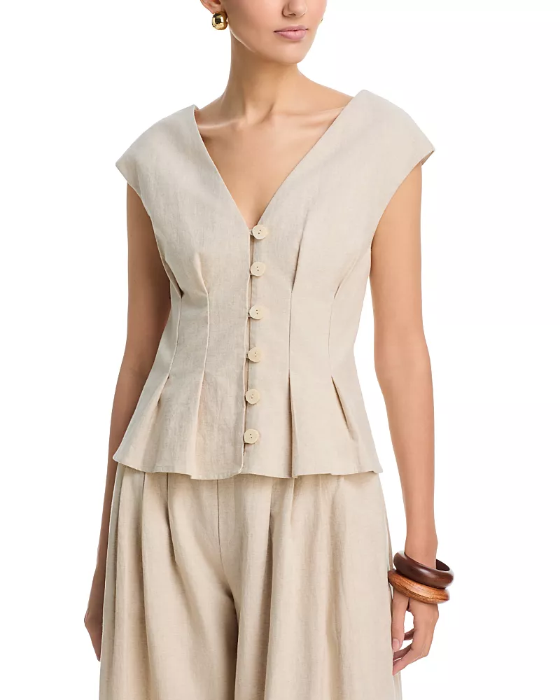 a. ren Nova Pleated Top