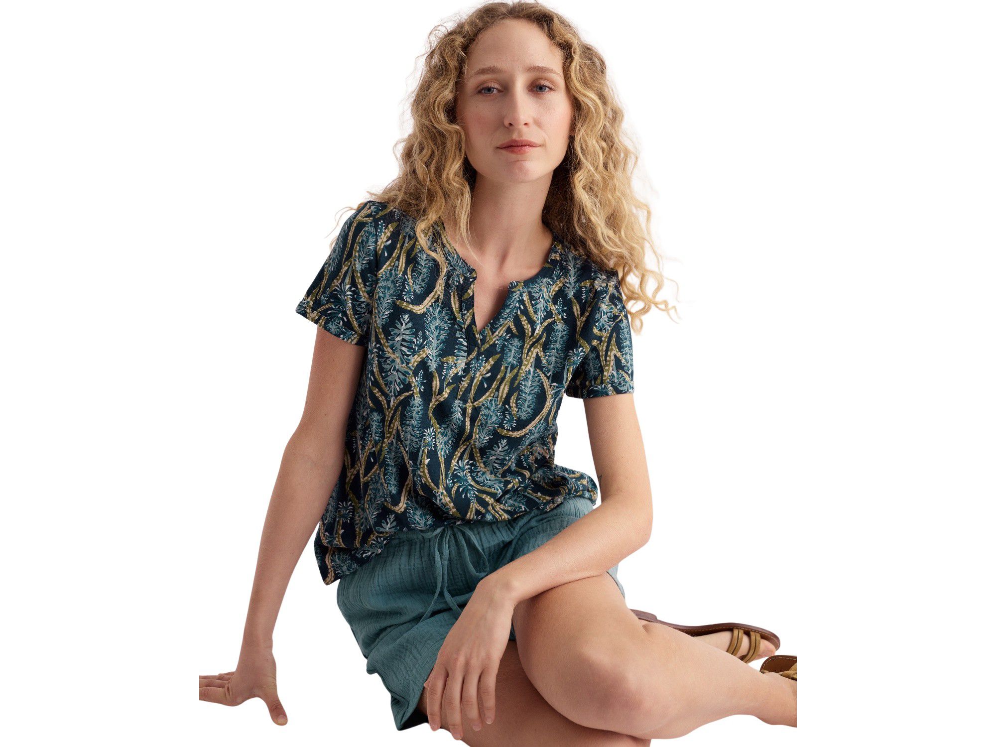 Waterflow Short Sleeve Top — Image 7
