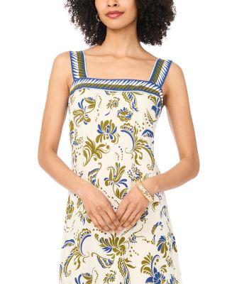 vince camuto square neck maxi dress Vince Camuto Women's Print Sleeveless Maxi Dress - Yellow