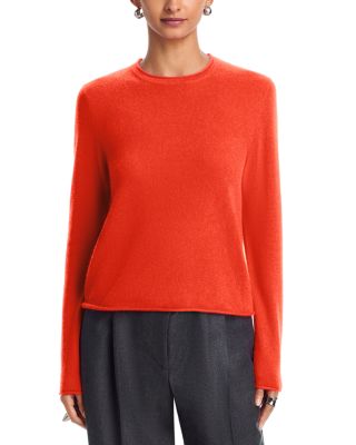 100% Cashmere Rolled Edge Sweater - Exclusive
