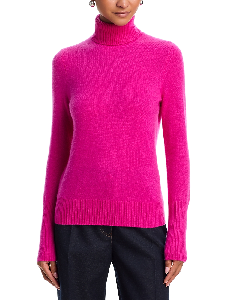 Aqua 100% Cashmere Turtleneck Sweater - Exclusive