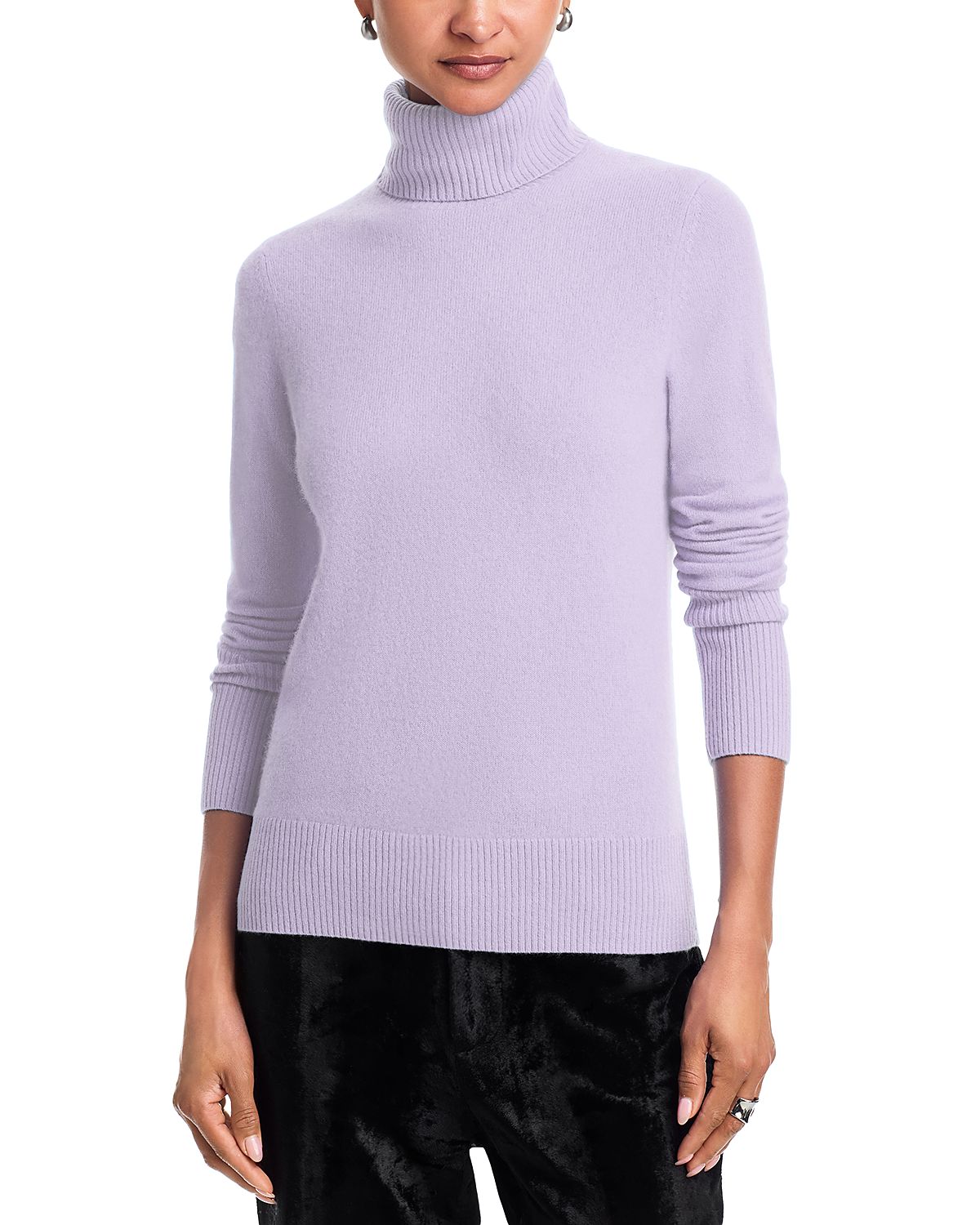 Aqua 100% Cashmere Turtleneck Sweater - Exclusive