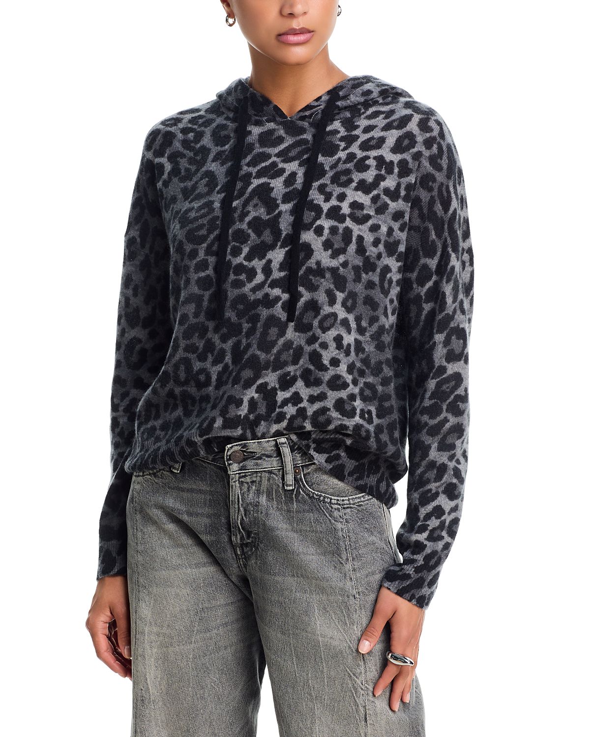 Aqua Cashmere 100% Cashmere Hoodie Sweater - Exclusive