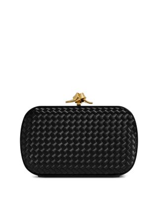 Knot Intreccio Satin Minaudi&egrave;re Clutch