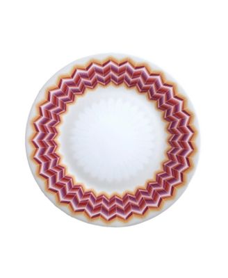  Zig Zag Dessert Plates, Set of 6
