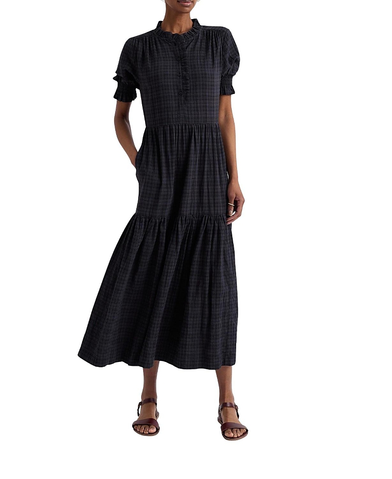 Seasalt Cornwall Feather Star Tiered Midi Dress