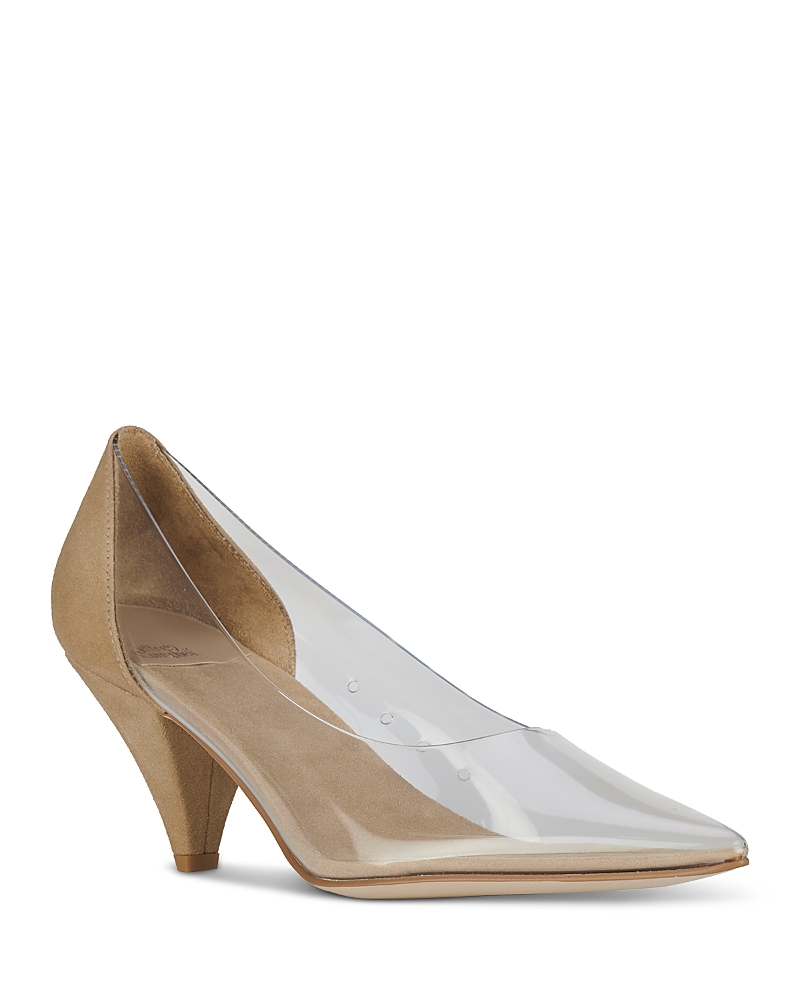 Jeffrey Campbell Women's Graphix Translucent & Faux Suede Pumps