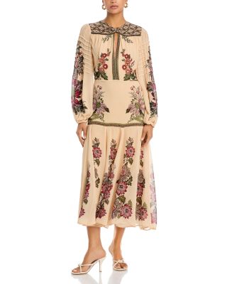 Ligia Floral Cascade Maxi Dress