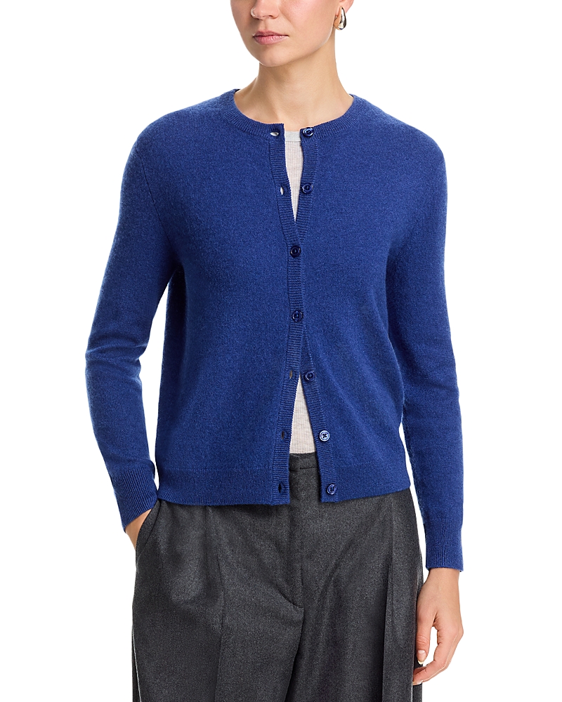 C By Bloomingdale's Cashmere Cashmere Crewneck Cardigan Sweater - Exclusive