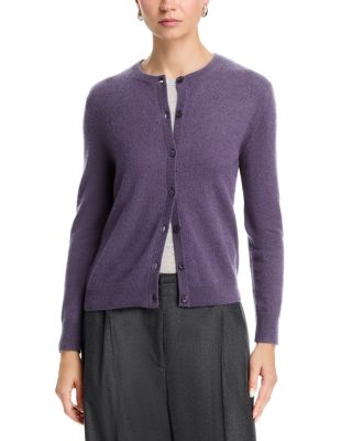 C by Bloomingdale's Cashmere Cashmere Crewneck Cardigan Sweater - Exclusive
