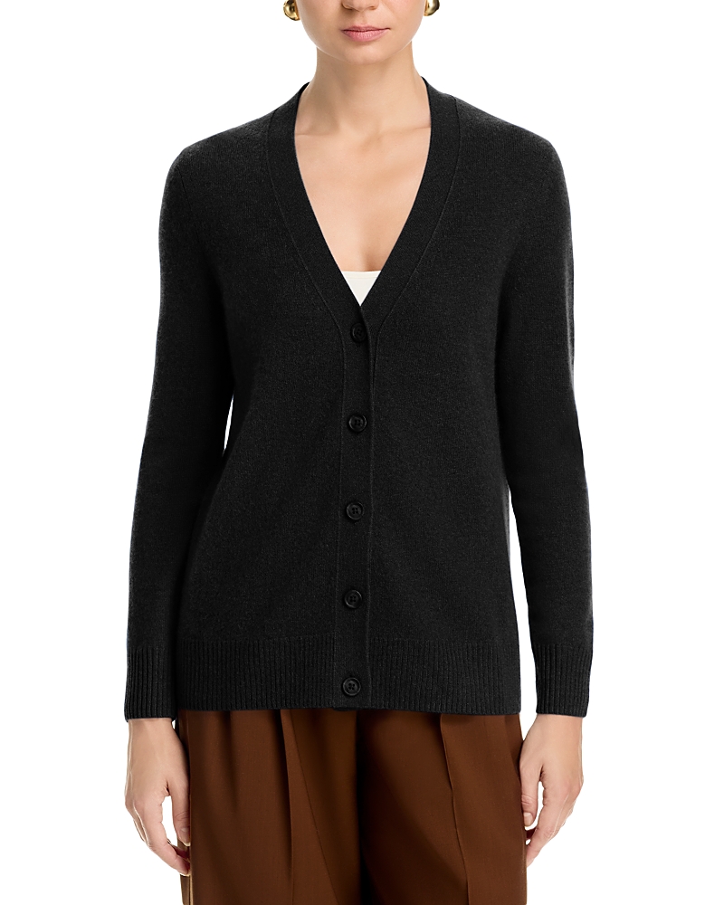 C by Bloomingdale's Cashmere 100% Cashmere Grandmother V Neck Cardigan Sweater - Exclusive