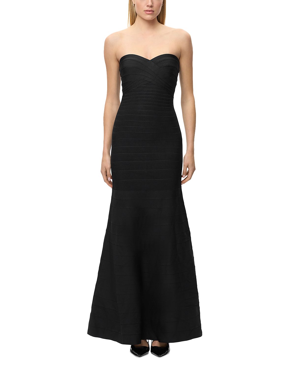 Herve Leger The Sara Strapless Gown