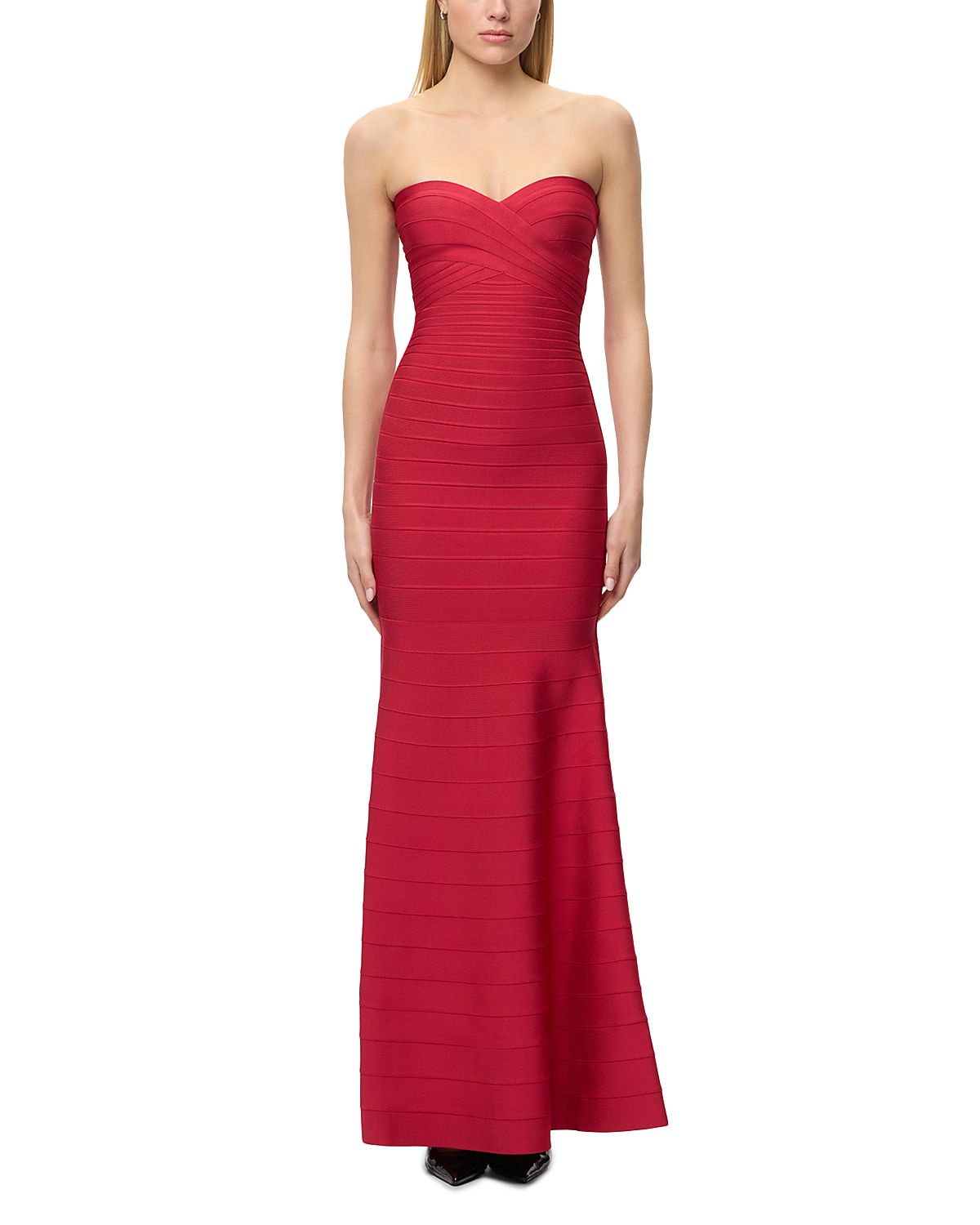 Herve Leger The Sara Strapless Gown