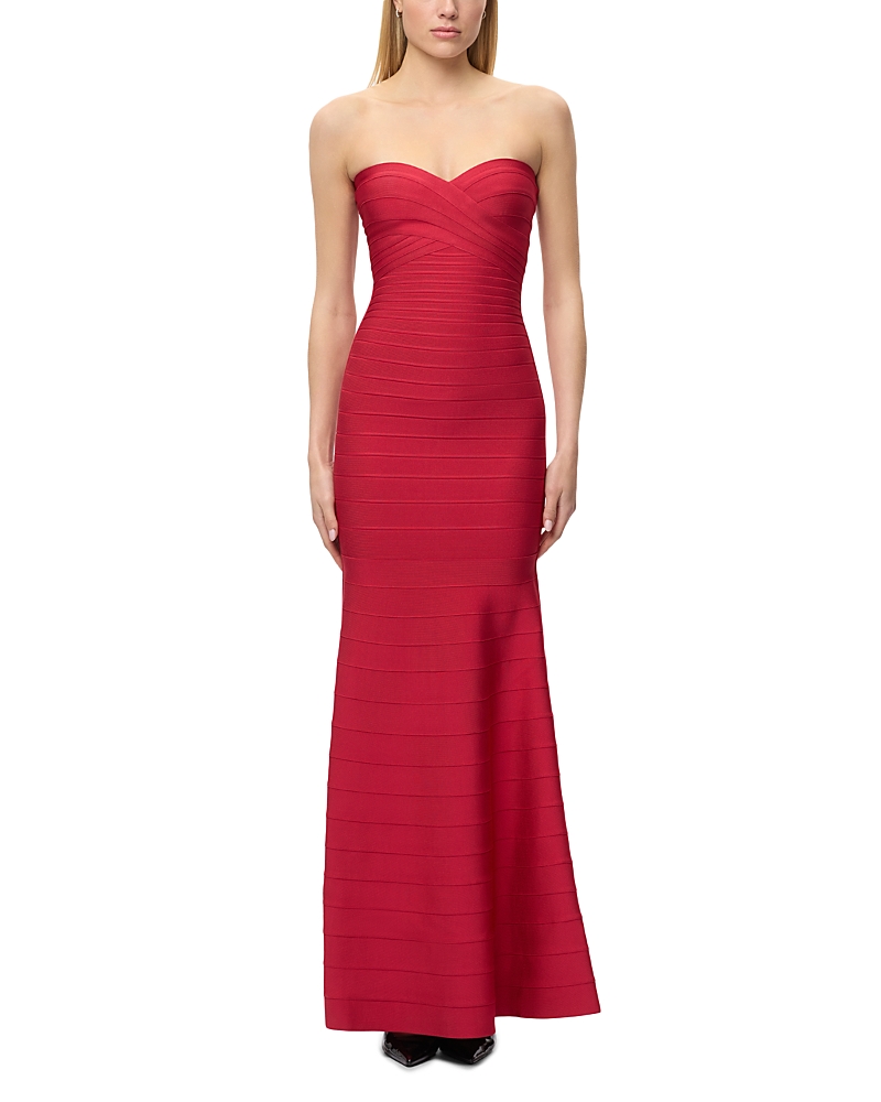 Herve Leger The Sara Strapless Gown