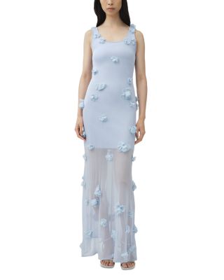 Ivi Sleeveless Floral Applique Dress