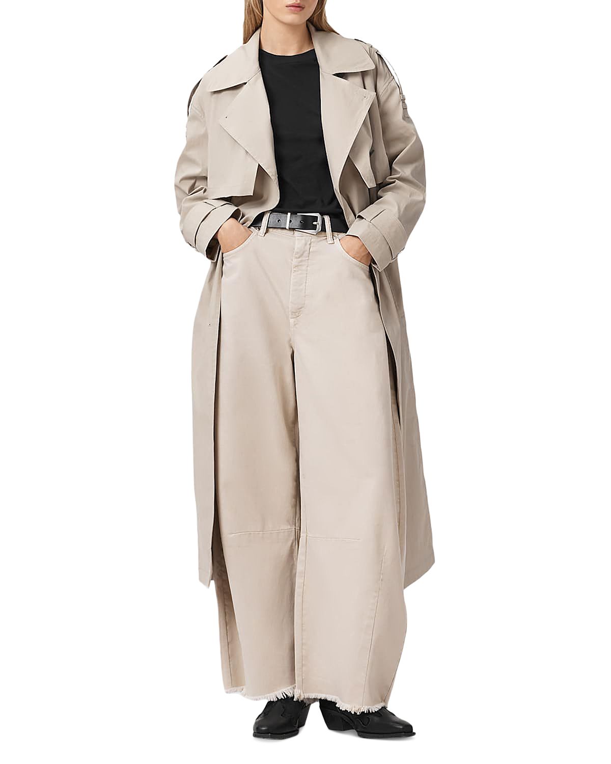 Allsaints Linnie Lib Trench Coat
