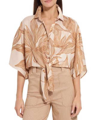 Nilza Tie Dolman Sleeve Shirt