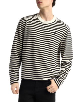 Ami Long Sleeve Striped Tee
