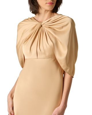 tan semi formal dresses Roma Dress in Tan XS main image 1