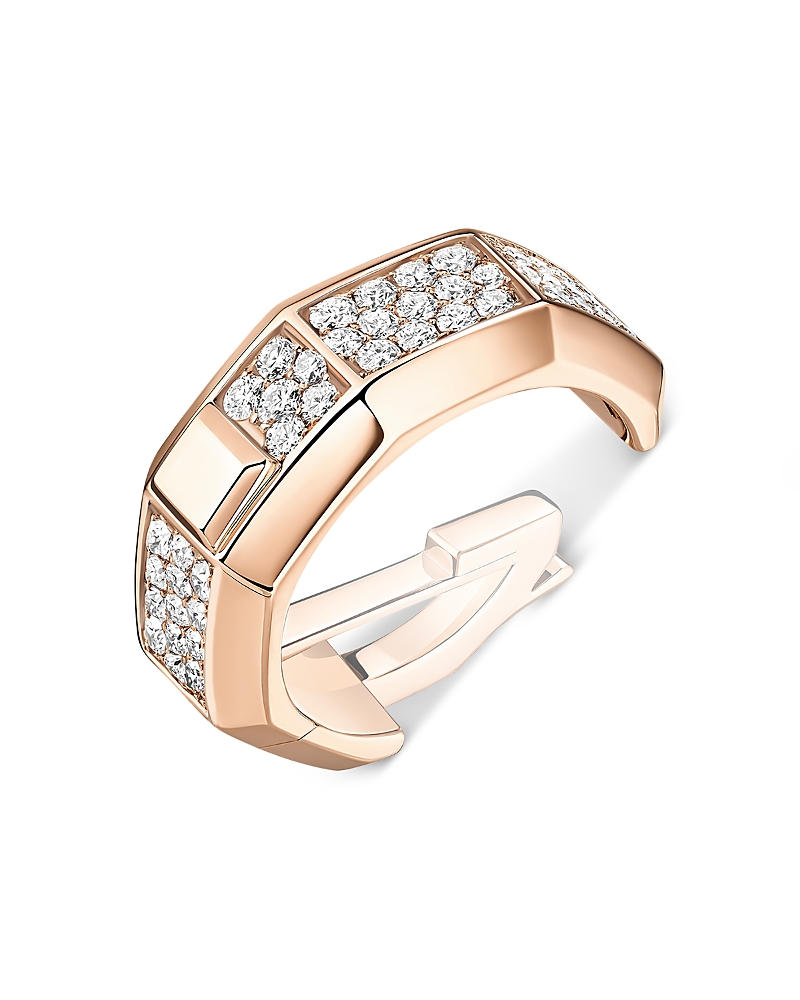 Messika 18K Gold Moderniste Pave Diamond Single Clip Earring, 0.25 tcw
