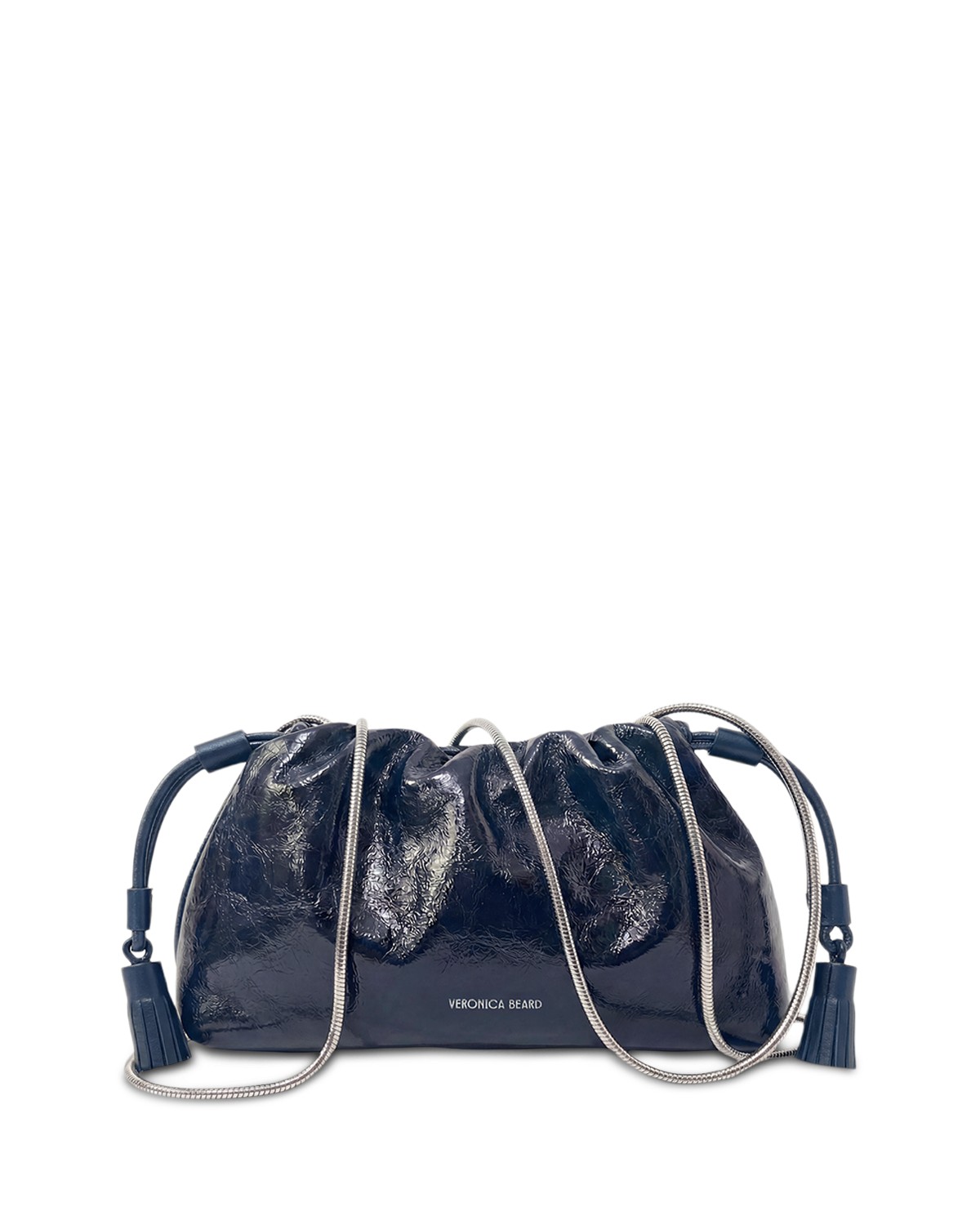 Veronica Beard Small Crinkle Leather Crossbody
