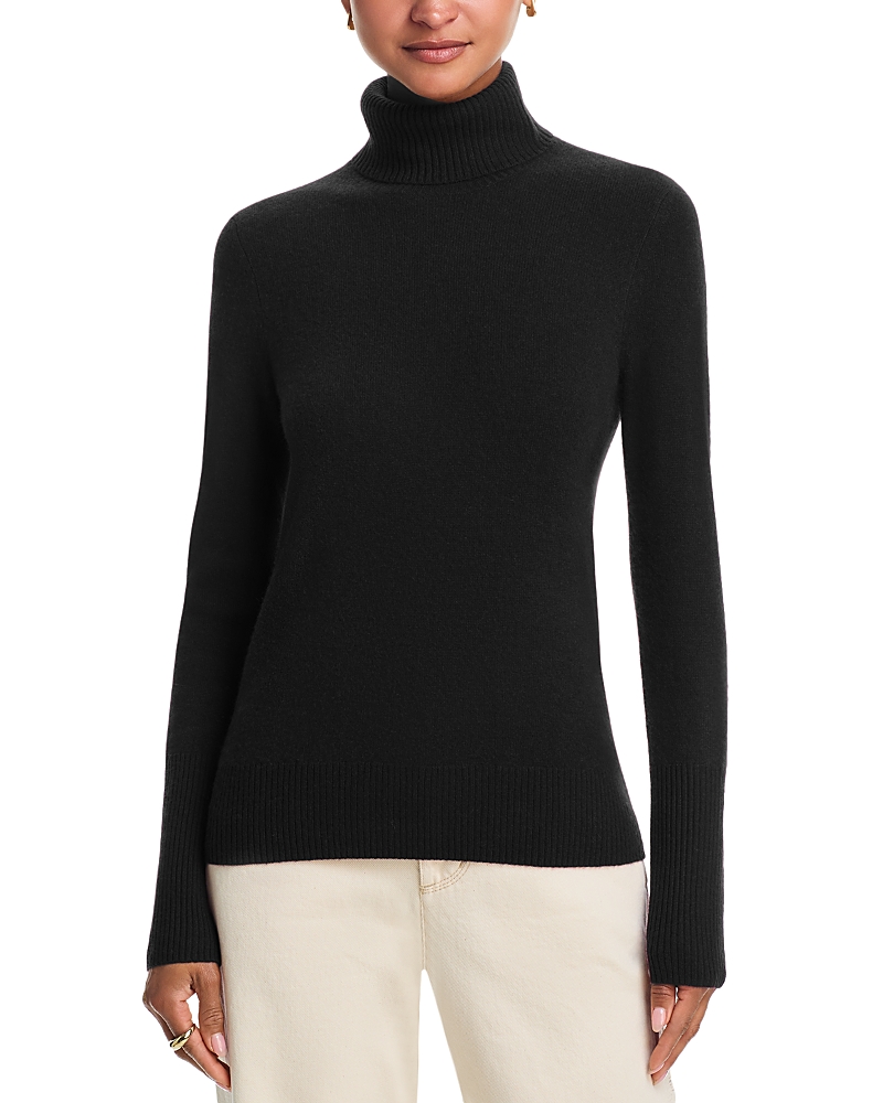 Aqua 100% Cashmere Turtleneck Sweater - Exclusive