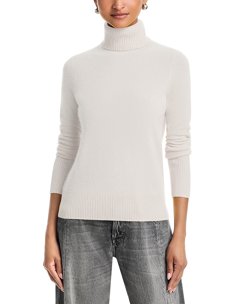 Aqua 100% Cashmere Turtleneck Sweater - Exclusive